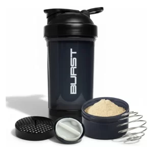 Coqueteleira Shaker Academia Compartimento Suplementos Fit 500ml Burst Shakeira Masterheart®