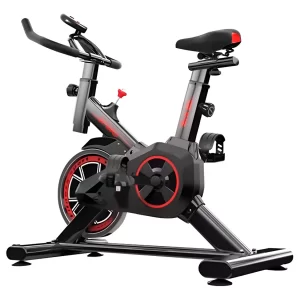Bicicleta Ergométrica Fitness Spinning Preto E Vermelho Cor Cor Preto e Vermelho